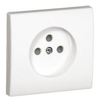 Element centralny do gniazda z/u ochrona przez dziećmi, aluminium, Apolo 5000 | 50652TPR Efapel