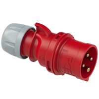 Wtyczka przenośna Shark 32A 3P+Z 400V 50/60Hz 6h IP44 | 024-6 PCE