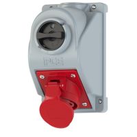 Gniazdo z wyłącznikiem Combopol wyłącznik 0-1 16A 4P 400V IP44 | 96061440W PCE