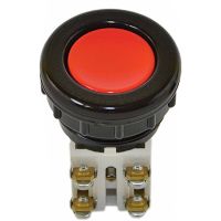 Przycisk sterowniczy N2-1KP, pod otwór Fi-38mm, styki 2NO+2NC, czerwony | W0-N2-1KP C Promet