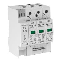 Ogranicznik przepięć 600V DC V20-C 3PHFS-600 | 5094576 Obo Bettermann