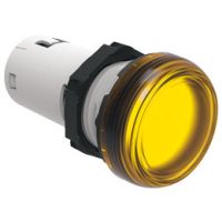 Lampka LED jednoczęsciowa 230VAC żółta | LPMLM5 Lovato Electric
