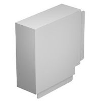 Pokrywa naroża płaskiego 100x230mm, PVC, czysta biel, 9010 WDK HF100230RW | 6193033 Obo Bettermann