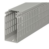 Kanał grzebieniowy 100x50, PVC, szary kamienny, 7030 LKV N 10050 (2m) | 6178437 Obo Bettermann
