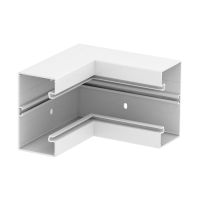 Naroże wewnętrzne 70x130mm, PVC, czysta biel, 9010 GK-I70130RW | 6274540 Obo Bettermann