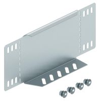 Kątownik redukcyjny/końcówka do korytka kablowego 110x100, St, FS RWEB 110 FS | 7111096 Obo Bettermann