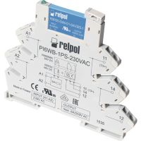 Przekaźnik interfejsowy wąskoprofilowy 1P 12V, 2A, IP20, PIR6WB-1PS-12VDC-O | 857524 Relpol