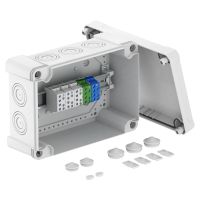 Puszka odgałęźna blok zacisków 286x202x125, PC, jasnoszary, 7035 X25 H35 GNP5 LGR | 2005320 Obo Bettermann