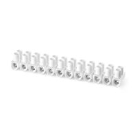 Listwa zaciskowa gwintowa termoplast. 16 mm2, 12 torów LTA12-16.0b biała | 22612216 Simet