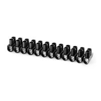 Listwa zaciskowa gwintowa termoplastyczna, 16,0 mm2, 12 torów, bezhalogenowy poliamid PA6, T85 C | 22612217 Simet