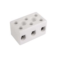 Złączka gwintowa porcelanowa, 10mm2, 3-tory, biała CPO-15A-3P | 80723516 Simet