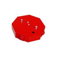 Puszka p-poż 8-kątna, E90, z bezpiecznikiem 0,75A, 6x2x4mm2, 140x40mm PIP-3AN B6x2x4 | 84623606 Simet