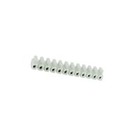 Listwa zaciskowa gwintowa termoplast. z podkładką, 1,5mm2, 12 torów LPA12-1.5(PA8DS) biała | 89091110 Simet