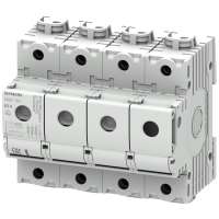 Rozłącznik izolacyjny z bezpiecznikiem MINIZED, D02, 3-bieg.+N, In: 63 A, Un AC: 400 V | 5SG7163 Siemens