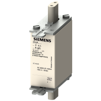 Wkładka bezpiecznika niskonapięciowego wielkiej mocy, NH000, In: 50 A, gG, Un AC: 690 V, Un DC: 250V | 3NA3820-6KJ Siemens