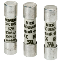 SITOR, wkładka bezpiecznika cylindrycznego, 10x38 mm, 6 A, gR, Un AC: 690 V, Un DC: 440 V | 3NC1006-0MK Siemens