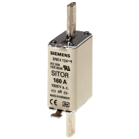 Wkładka topikowa z zestykami nożowymi, NH0, In: 80 A, aR, Un AC: 1000 V, SITOR | 3NE4120 Siemens
