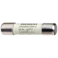 Wkładka bezpiecznika cylindrycznego, 10x38 mm, 12 A, gPV, Un DC: 1000 V, SENTRON | 3NW6006-4 Siemens
