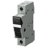 Uchwyt bezpiecznika cylindrycznego, 10x38 mm, 1-bieg., In: 30 A, Ue DC: 1000 V, SENTRON | 3NW7014-4 Siemens