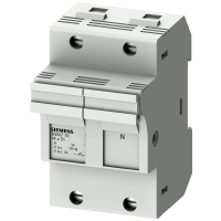 Uchwyt bezpiecznika cylindrycznego, 14x51 mm, 1-bieg.+N, In: 50 A, Un AC: 690 V, LED, SENTRON | 3NW7152 Siemens