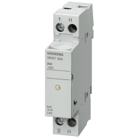 Uchwyt bezpiecznika cylindrycznego, 8x32 mm, 1-bieg.+N, In: 20 A, Un AC: 400 V, LED, SENTRON | 3NW7354 Siemens