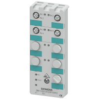 Moduł kompaktowy AS-I, IP67, cyfrowy, 4E, 200MA, PNP, 2xM12, standard | 3RK1200-0CQ00-0AA3 Siemens