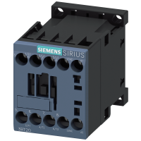 Stycznik, AC 220V, 50/60HZ, 3-biegunowy, wielkość S00, przyłącza śrubowe | 3RT2016-1AN22 Siemens