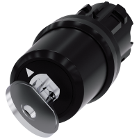 Przełącznik kluczykowy Siemens, C, 22 mm, okrągły, tworzywo sztuczne, wyciąganie klucza O | 3SU1000-5HC01-0AA0 Siemens