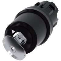 Przełącznik kluczykowy Siemens, C, z monitorowaniem, 22 mm, okrągły, tworzywo sztuczne, wyciąganie O | 3SU1000-5JF01-0AA0 Siemens