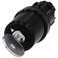 Przełącznik kluczykowy Siemens, B, 22 mm, okrągły, tworzywo sztuczne, wyciąganie klucza O+I | 3SU1000-5RF11-0AA0 Siemens