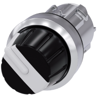 Przełącznik obrotowy, 22 mm, okrągły, metal, błyszczący, biały, przełącznik obrotowy | 3SU1050-2AS60-0AA0 Siemens
