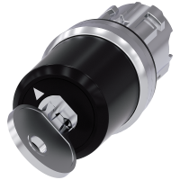 Przełącznik kluczykowy Siemens, C, 22mm, okrągły, metalowy, błyszczący, wyciąganie klucza O | 3SU1050-5HF01-0AA0 Siemens