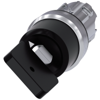Przełącznik kluczykowy Siemens, C, 22mm, okrągły, metalowy, błyszczący, wyciąganie klucza O | 3SU1050-5KF01-0AA0 Siemens