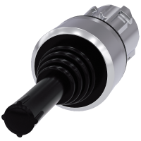 Wyłącznik współrzędnościowy, 22 mm, okrągły, metal, błyszczący, czarny | 3SU1050-7AF88-0AA0 Siemens