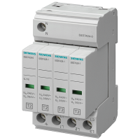 Ogranicznik przepięć typu 2 klasa wymagań C, UC 350V wkłady ochronne | 5SD7424-0 Siemens