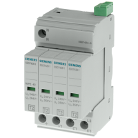 Ogranicznik przepięć T2, UN 240/400V, UC 350/264V AC, wkłady ochronne | 5SD7424-3 Siemens