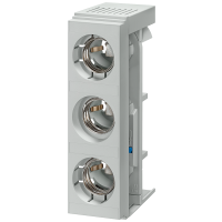 Cokół konikowy DIAZED SR60 3-bieg., DII, 25A, 500V do szyn zbiorczych 5/10 mm | 5SF6020 Siemens