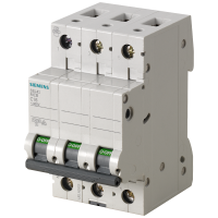 Wyłącznik nadprądowy 400V 10kA, 3-bieg., D, 63A | 5SL4363-8 Siemens