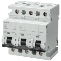 Wyłącznik nadprądowy 400V 10kA, 3-bieg., B, 100A, głęb.=70mm | 5SP4391-6 Siemens