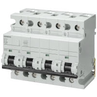 Wyłącznik nadprądowy 400V 10kA, 4-bieg., D, 100A, głęb.=70mm | 5SP4491-8 Siemens