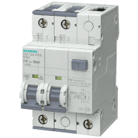 Wyłącznik różnicowo-nadprądowy komb. RCBO Icn: 10kA 2P typ A 30mA char B In: 10A Un AC: 110V | 5SU1324-6KX10 Siemens