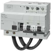 Wyłącznik różnicowo-nadprądowy kombinowany RCBO, 10 kA, 2P, typ A, 30mA char. C In: 125A Un AC: 230V | 5SU1324-7KK82 Siemens
