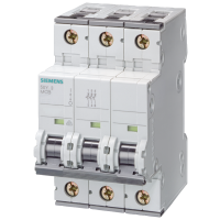 Wyłącznik nadprądowy 400V 15kA, 3-bieg., D, 63A, głęb.=70mm | 5SY7363-8 Siemens