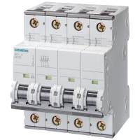 Wyłącznik nadprądowy 400V 15kA, 3+N-bieg., B, 25A, głęb.=70mm | 5SY7625-6 Siemens