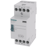 Stycznik instalacyjny 0/1 automatyczny, styki 3NO+1NC, dla 230 i 400 VAC, 25A, cewka 24VAC/DC | 5TT5031-8 Siemens