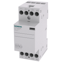 Stycznik instalacyjny z 4 zestykami rozwiernymi, zestyk do AC 230V, 400V 25A sterowanie AC 230V DC | 5TT5033-0 Siemens
