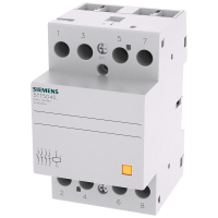 Stycznik instalacyjny z 4 zestykami zwiernymi, zestyk na AC 230 V, 400 V 40 A sterowanie AC 230 V | 5TT5040-0 Siemens