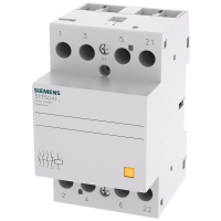 Stycznik instalacyjny z 3 zestykami zwiernymi i 1 NC, zestyk do AC 230V, 400V 40A | 5TT5041-2 Siemens