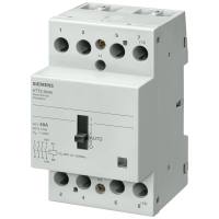 Stycznik instalacyjny automatyka 0/1 z 4 zestykami zwiernymi, zestyk do AC 230V, 400V 63A | 5TT5850-6 Siemens
