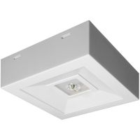 Oprawa awaryjna LOVATO N ECO LED 3W (optyka otwarta) 1h jednozadaniowa AT autotest biała | LVNO/3W/E/1/SE/AT/WH Awex